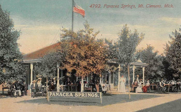 Panacea Springs - Old Postcard